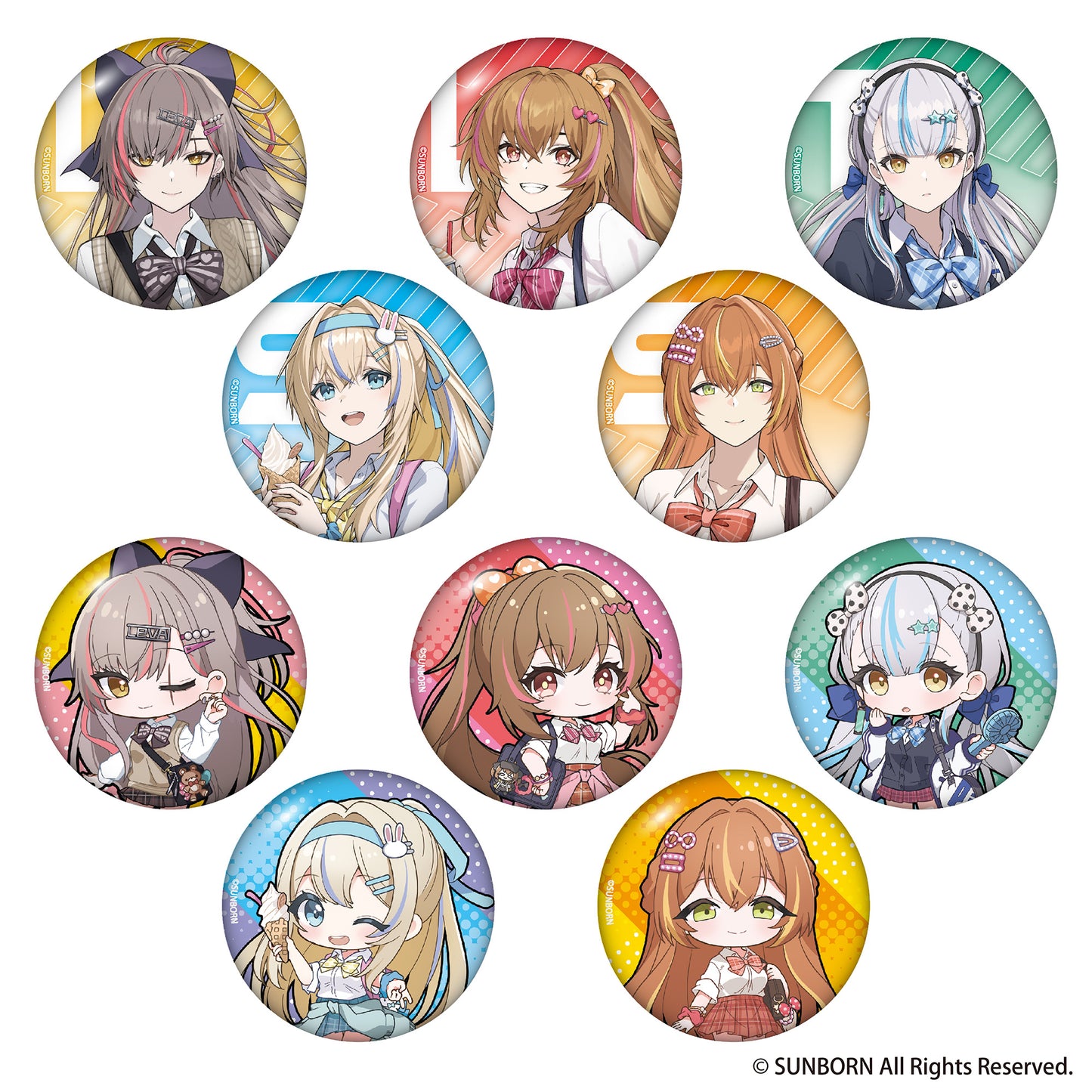 【受注生産】ドールズフロントライン2:エクシリウム トレーディング缶バッジ(ランダム10種)