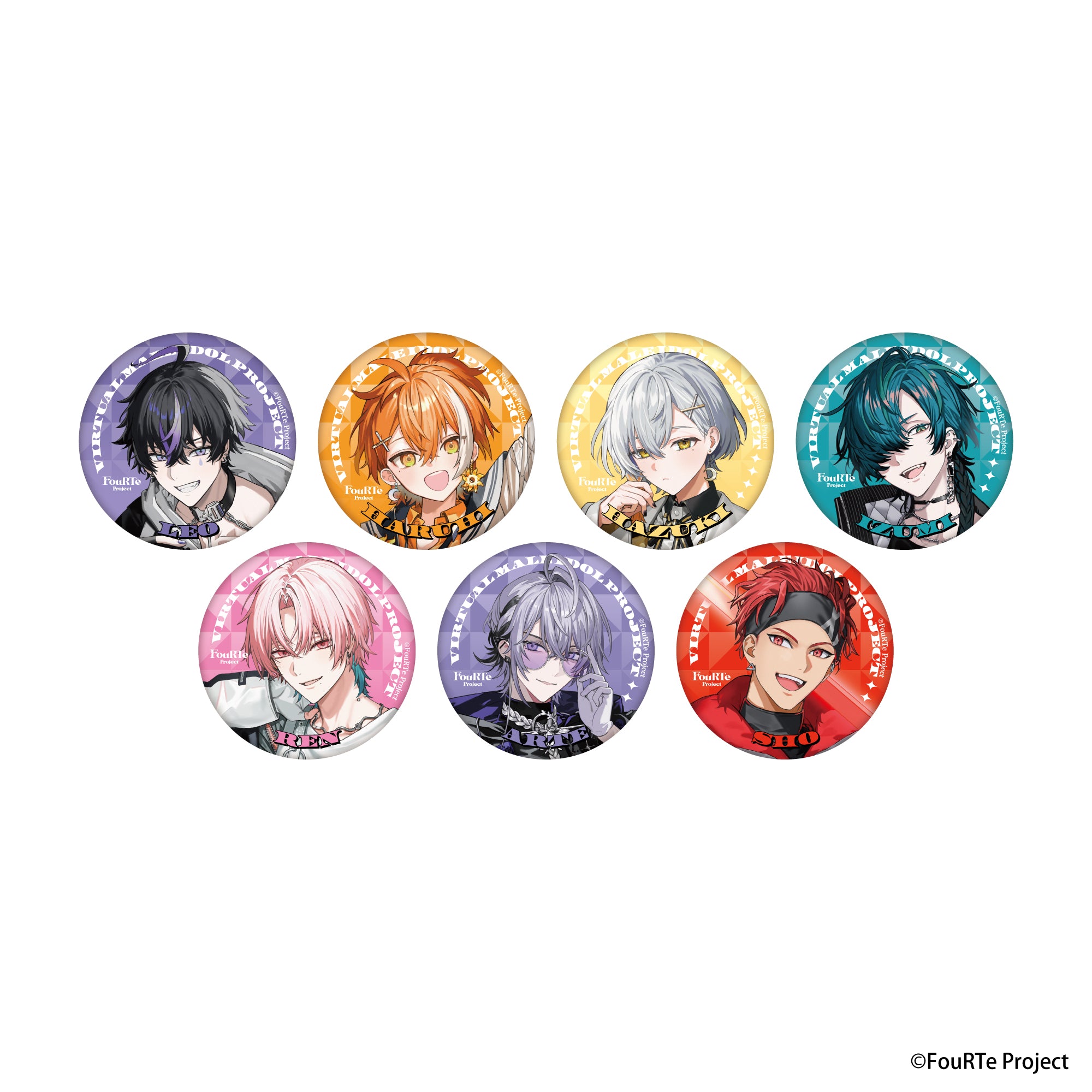 受注生産】FouRTe Project デビュー記念 缶バッジ – ClaN MARKET