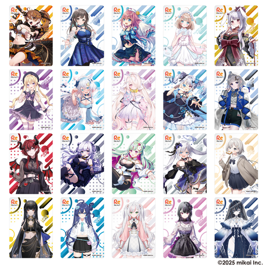Re:AcT ランダムクリアカード3枚セット(全20種)