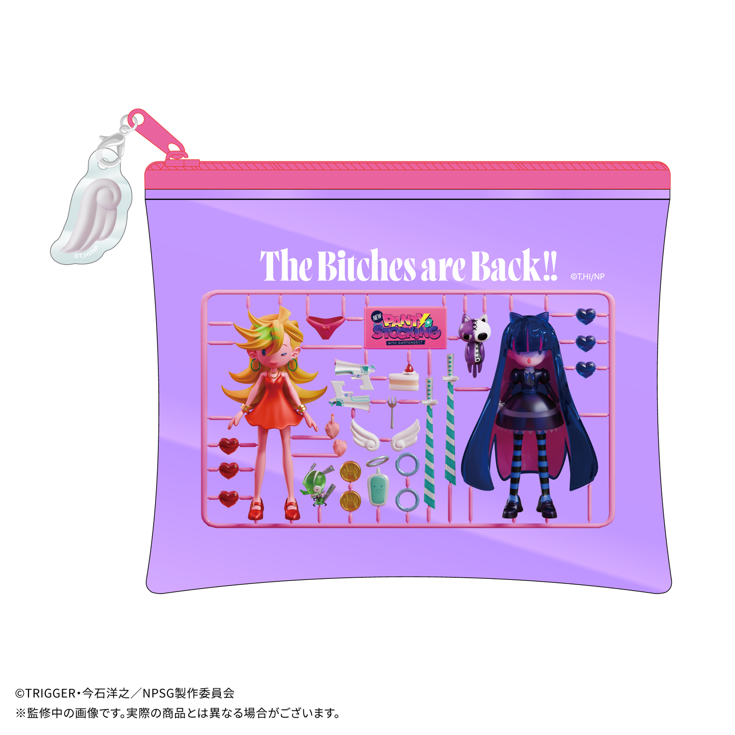 TVアニメ「New PANTY & STOCKING with GARTERBELT」 JEWELYC! クリアポーチ