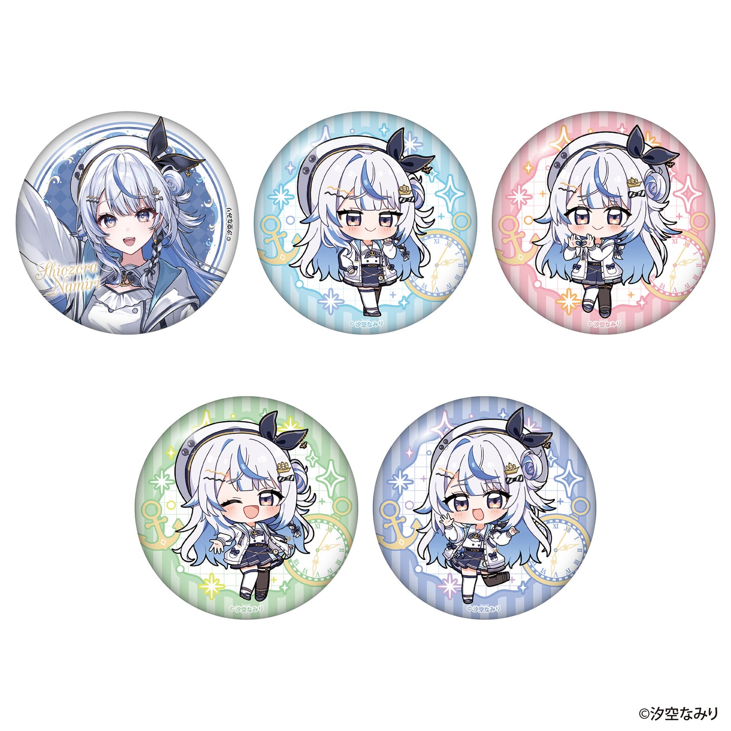 汐空なみり トレーディング缶バッジ(ランダム5種)