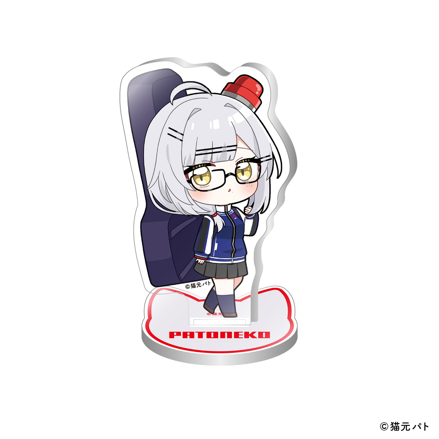 猫元パト ちびキャラアクリルスタンド