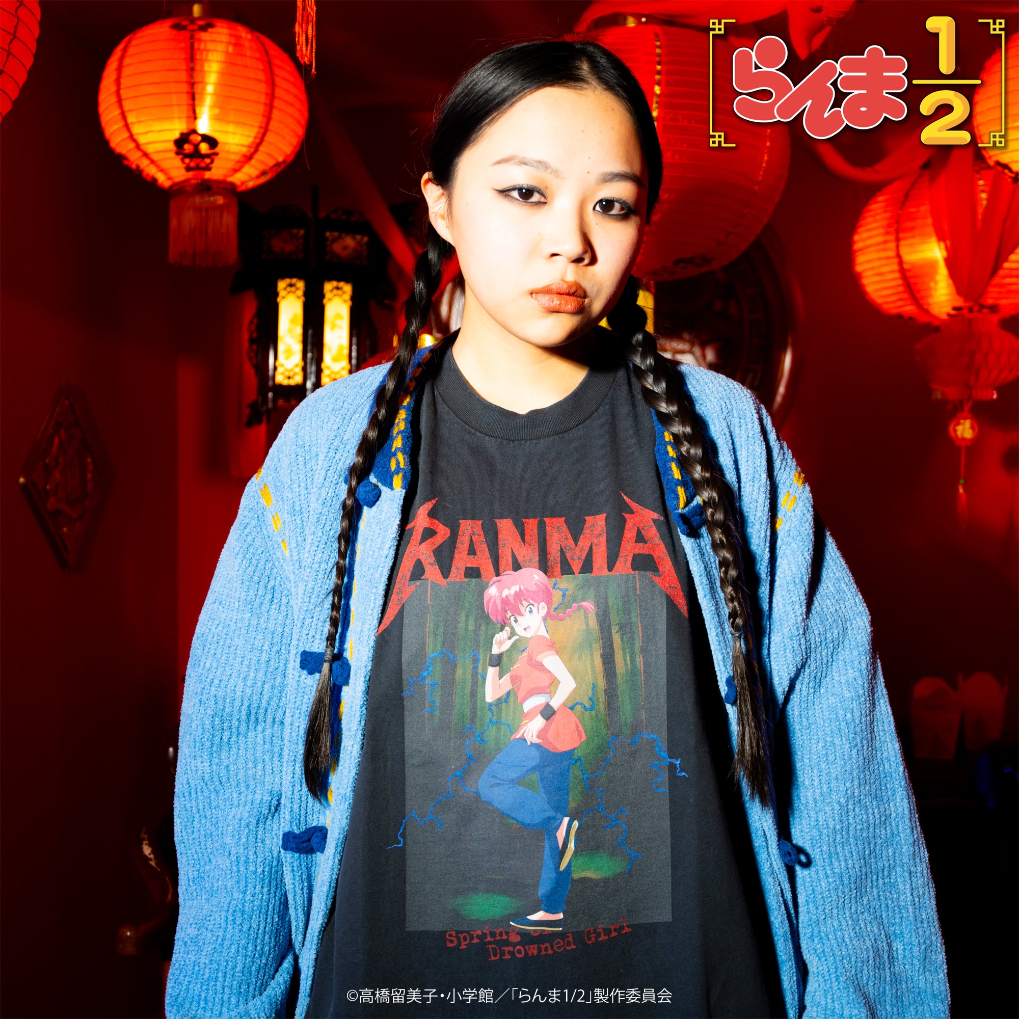 らんま1/2 TOKYO MADNESS CLUB メタルTシャツ らんま TVアニメ「らんま1/2」 TOKYO MADNESS CLUB メタルTシャツ らんま