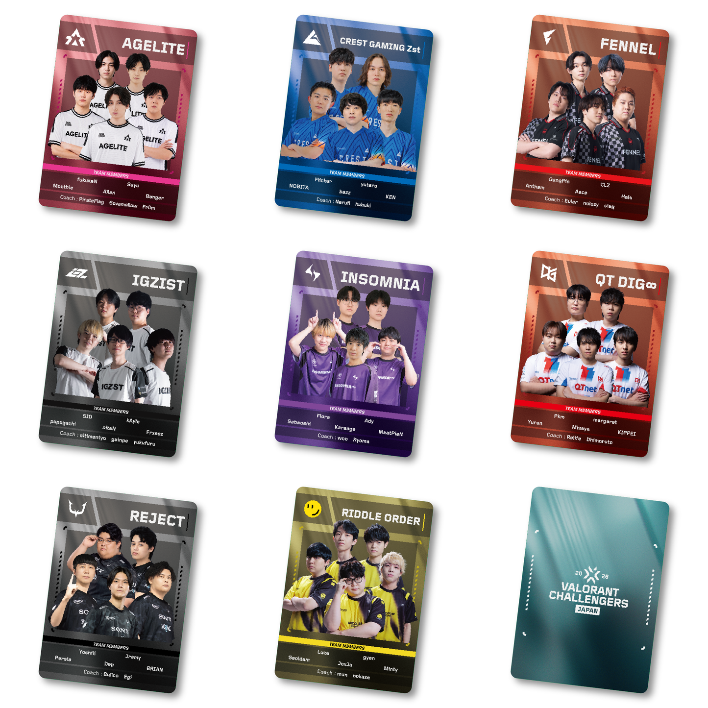 VALORANT Challengers Japan 2026 TRADING CARD