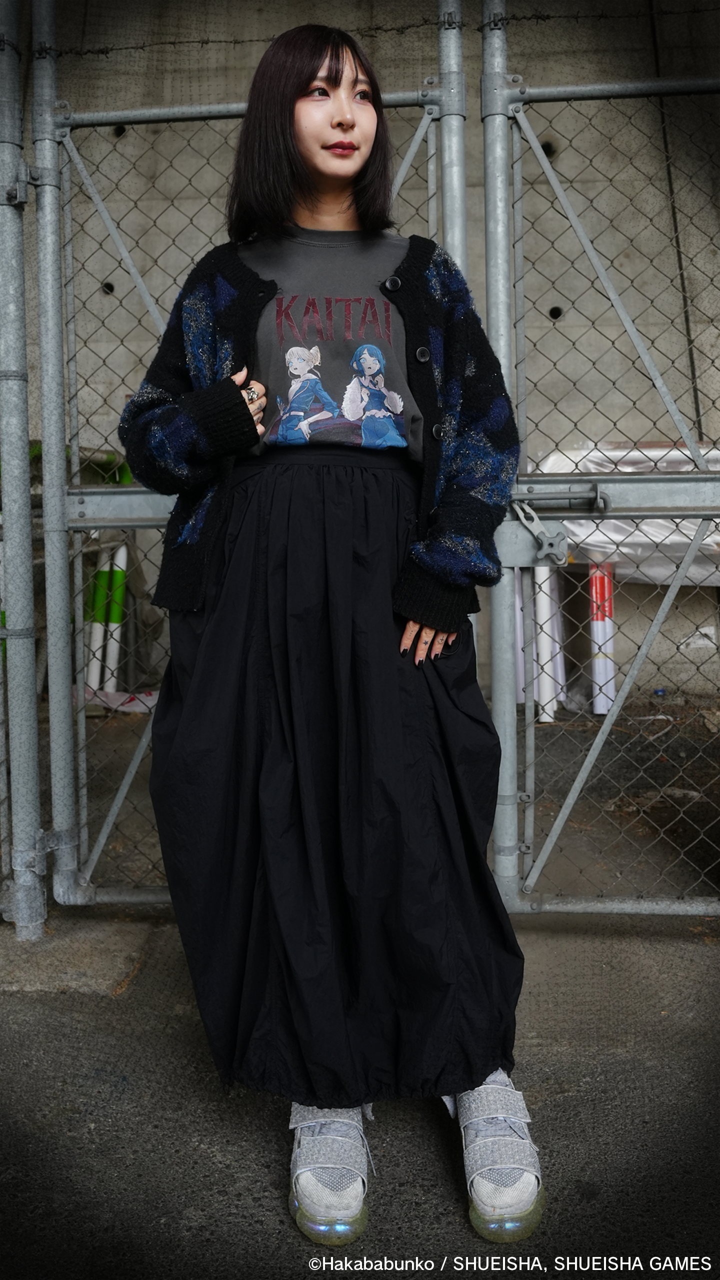 都市伝説解体センター × Yuki Hanafusaコラボ Tシャツ KAITAI ver.