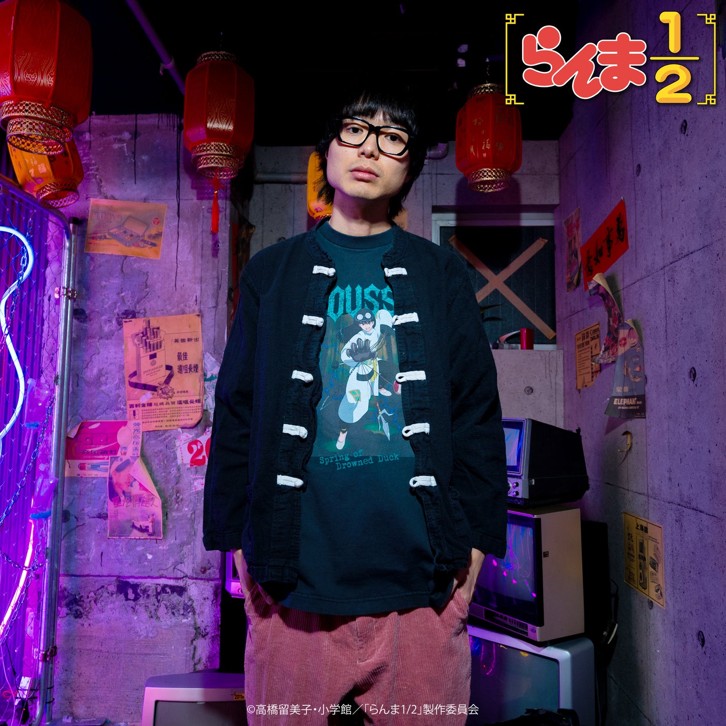 TVアニメ「らんま1/2」 TOKYO MADNESS CLUB メタルTシャツ ムース