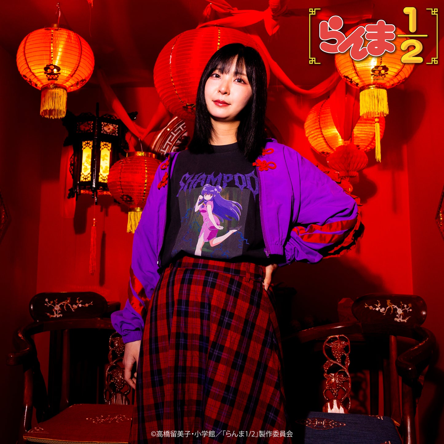 TVアニメ「らんま1/2」 TOKYO MADNESS CLUB メタルTシャツ シャンプー