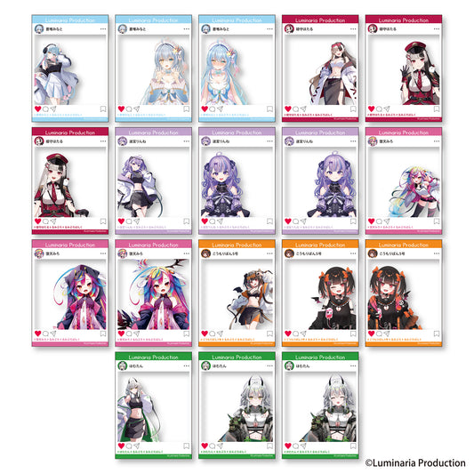 Luminaria Production トレーディングクリアカード（ランダム18種）
