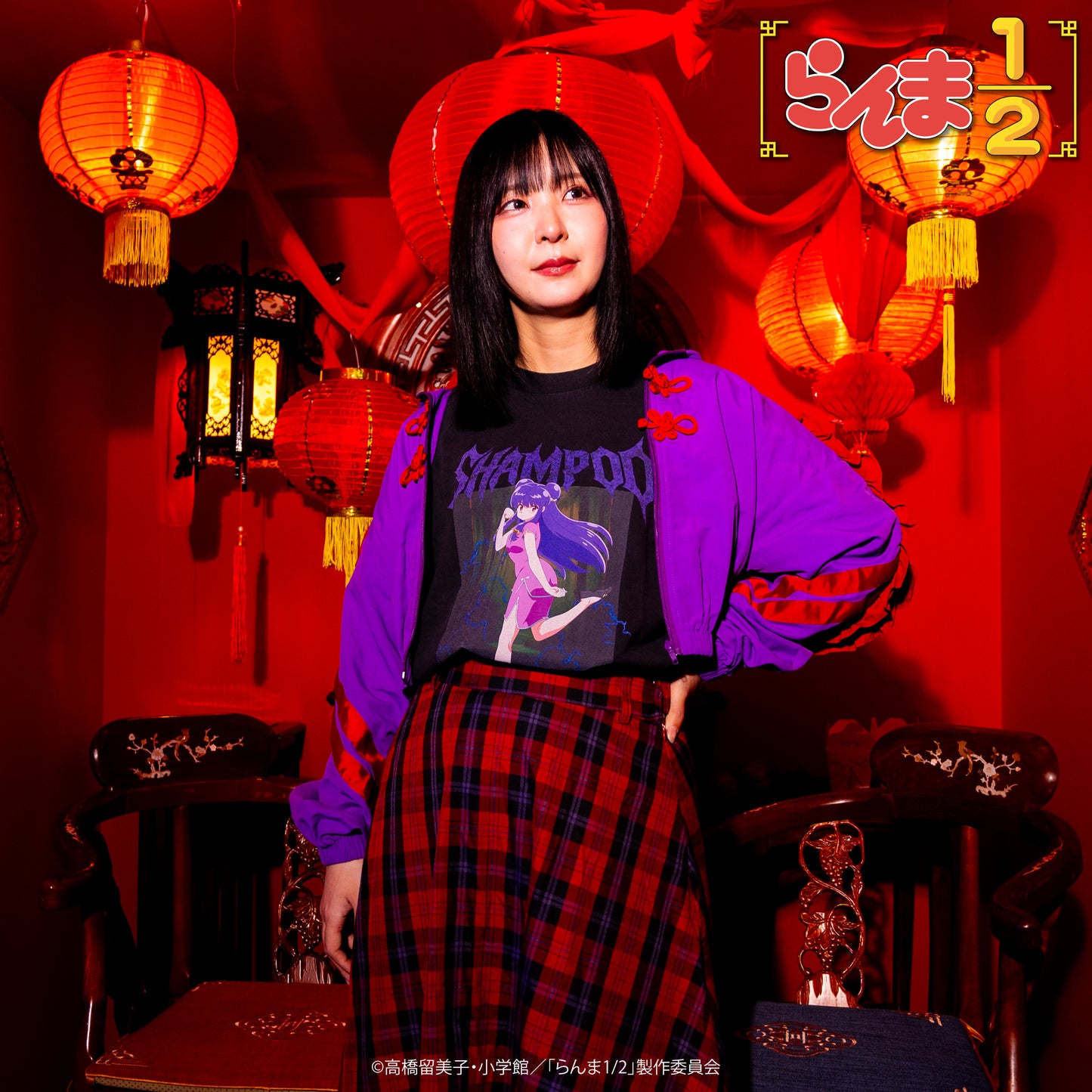 TVアニメ「らんま1/2」 TOKYO MADNESS CLUB メタルTシャツ シャンプー