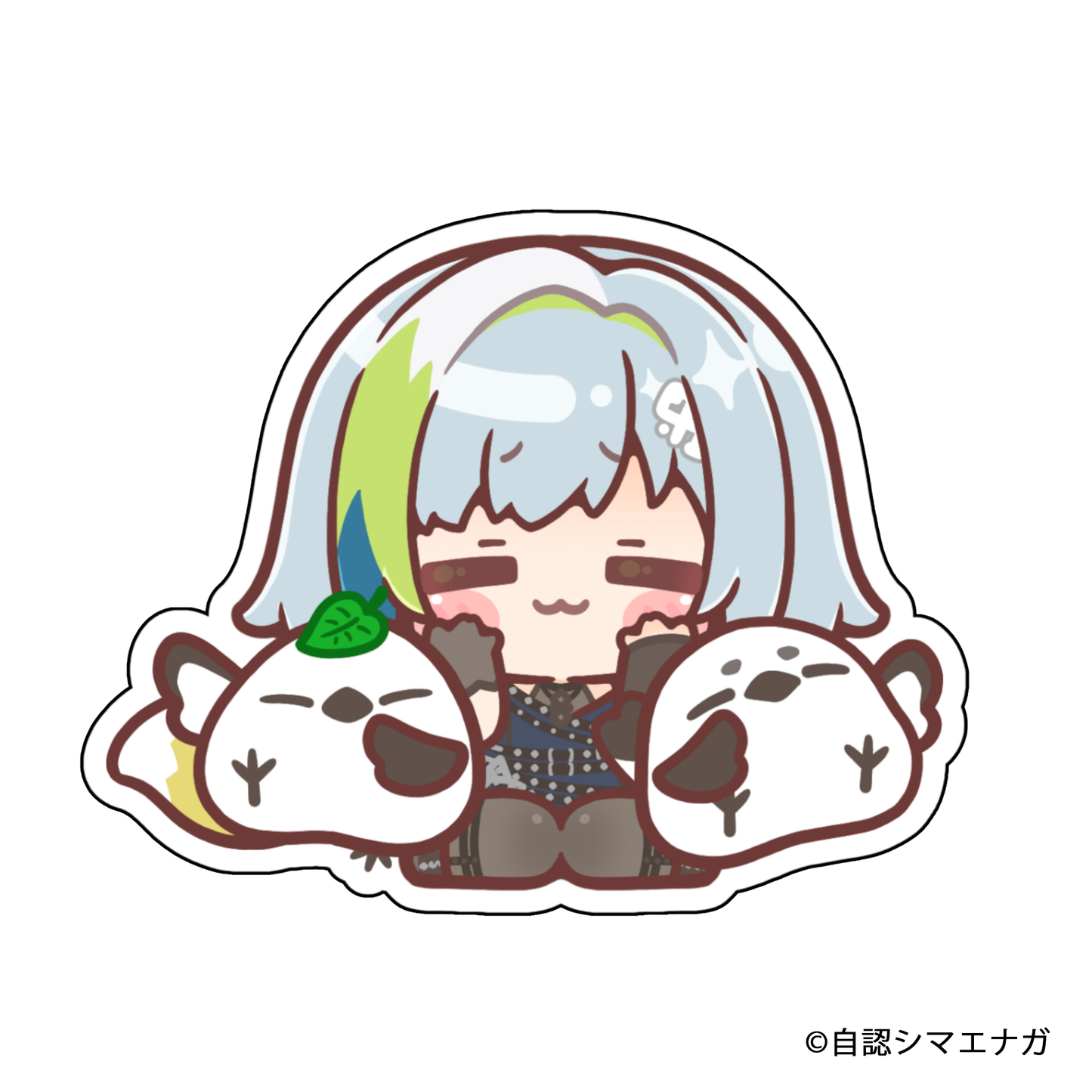 【受注生産】自認シマエナガコラボステッカー