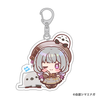 【受注生産】自認シマエナガコラボアクリルキーホルダー