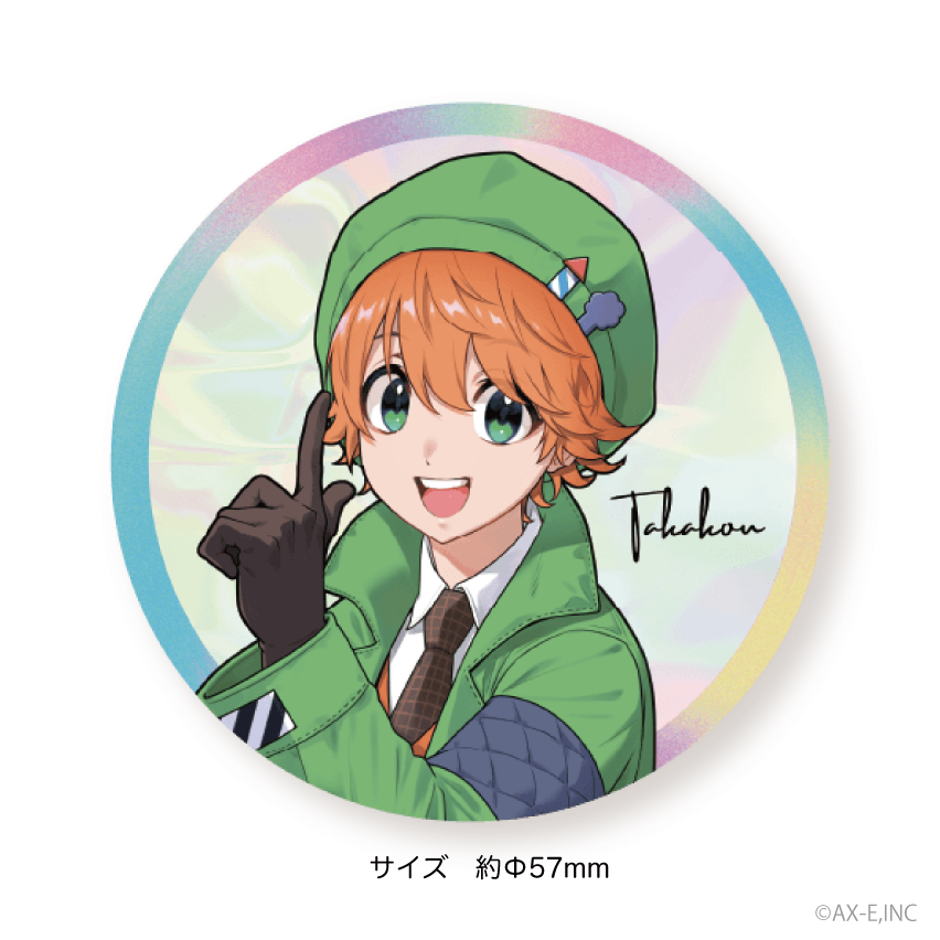 AXIZ ホログラム缶バッジ