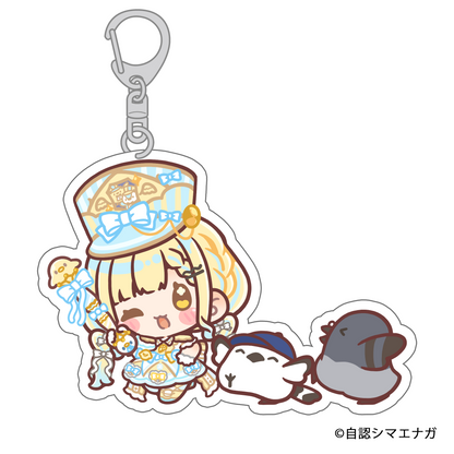 【受注生産】自認シマエナガコラボアクリルキーホルダー