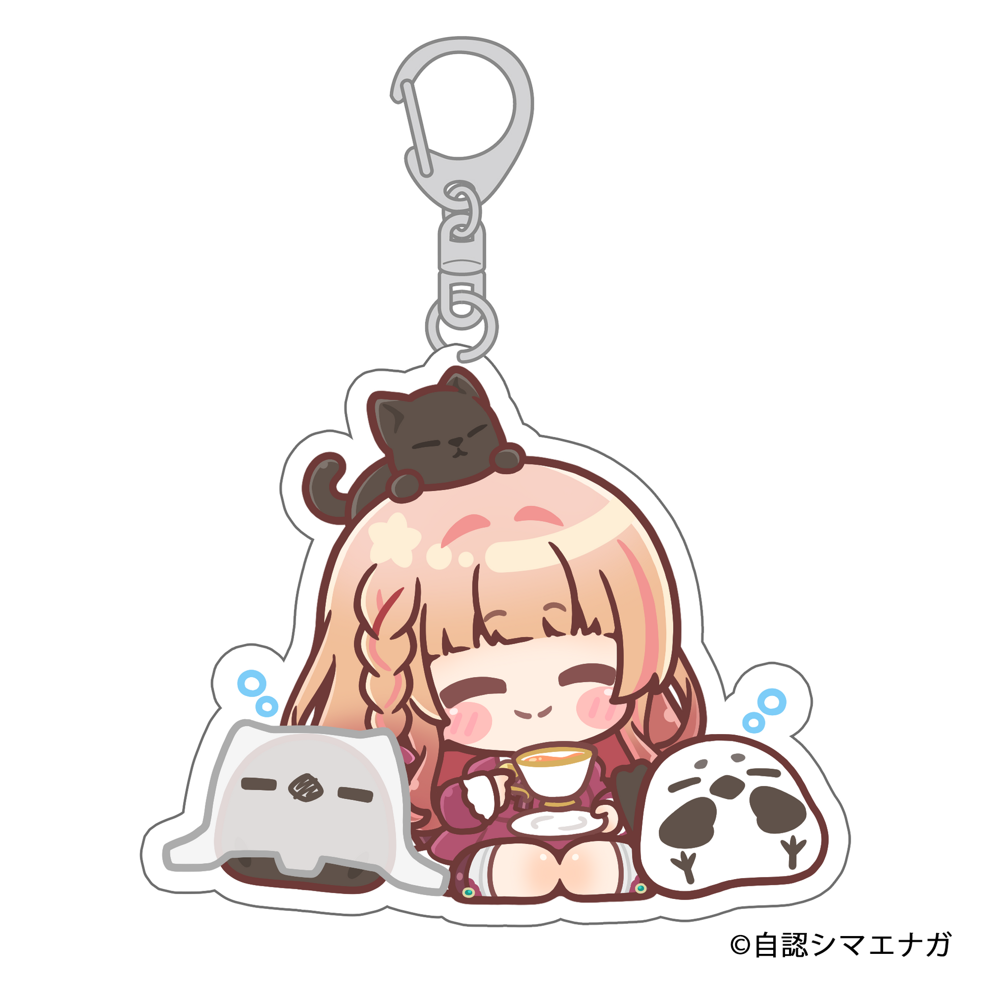 受注生産】自認シマエナガコラボアクリルキーホルダー – ClaN MARKET