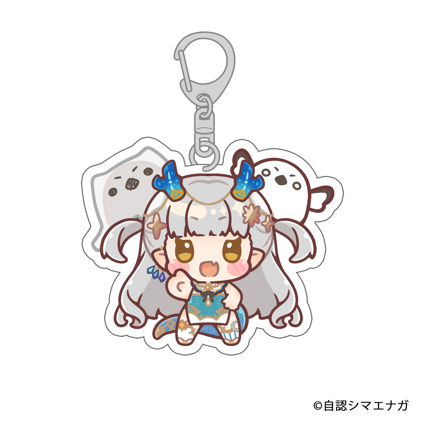 【受注生産】自認シマエナガコラボアクリルキーホルダー