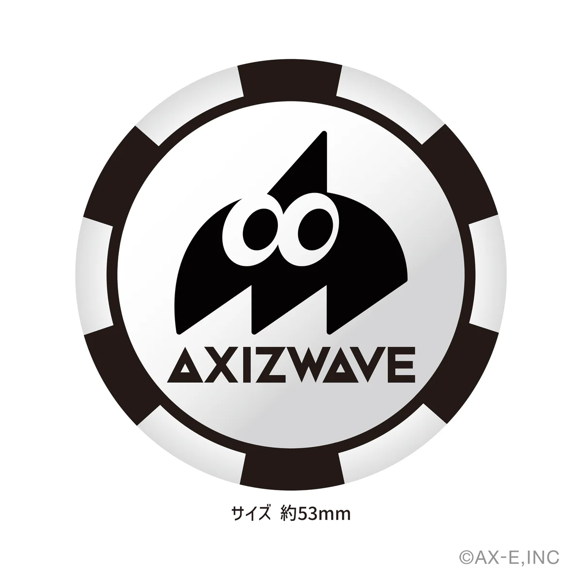 【ステッカー】AXIZ WAVE ステッカー【ロゴ】