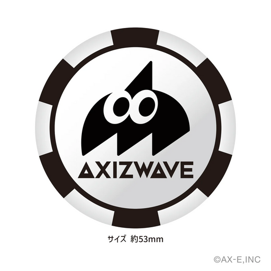 【ステッカー】AXIZ WAVE ステッカー【ロゴ】