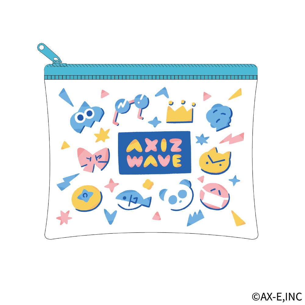 AXIZ WAVE 2025秋 フラットクリアポーチ