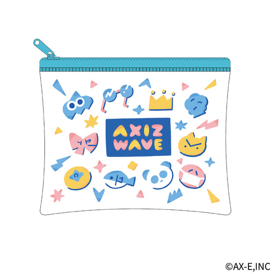 AXIZ WAVE 2025秋 フラットクリアポーチ