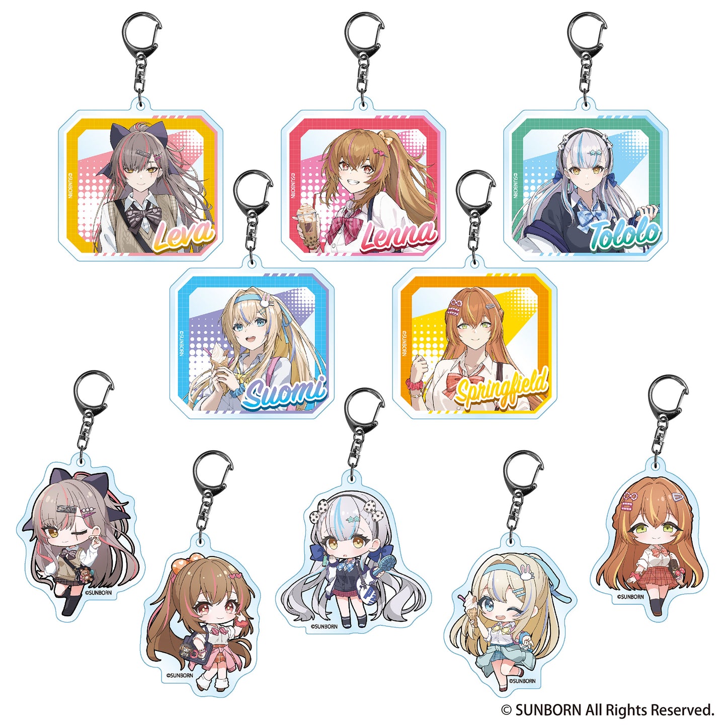 【受注生産】ドールズフロントライン2：エクシリウム トレーディングアクリルキーホルダー（ランダム10種）