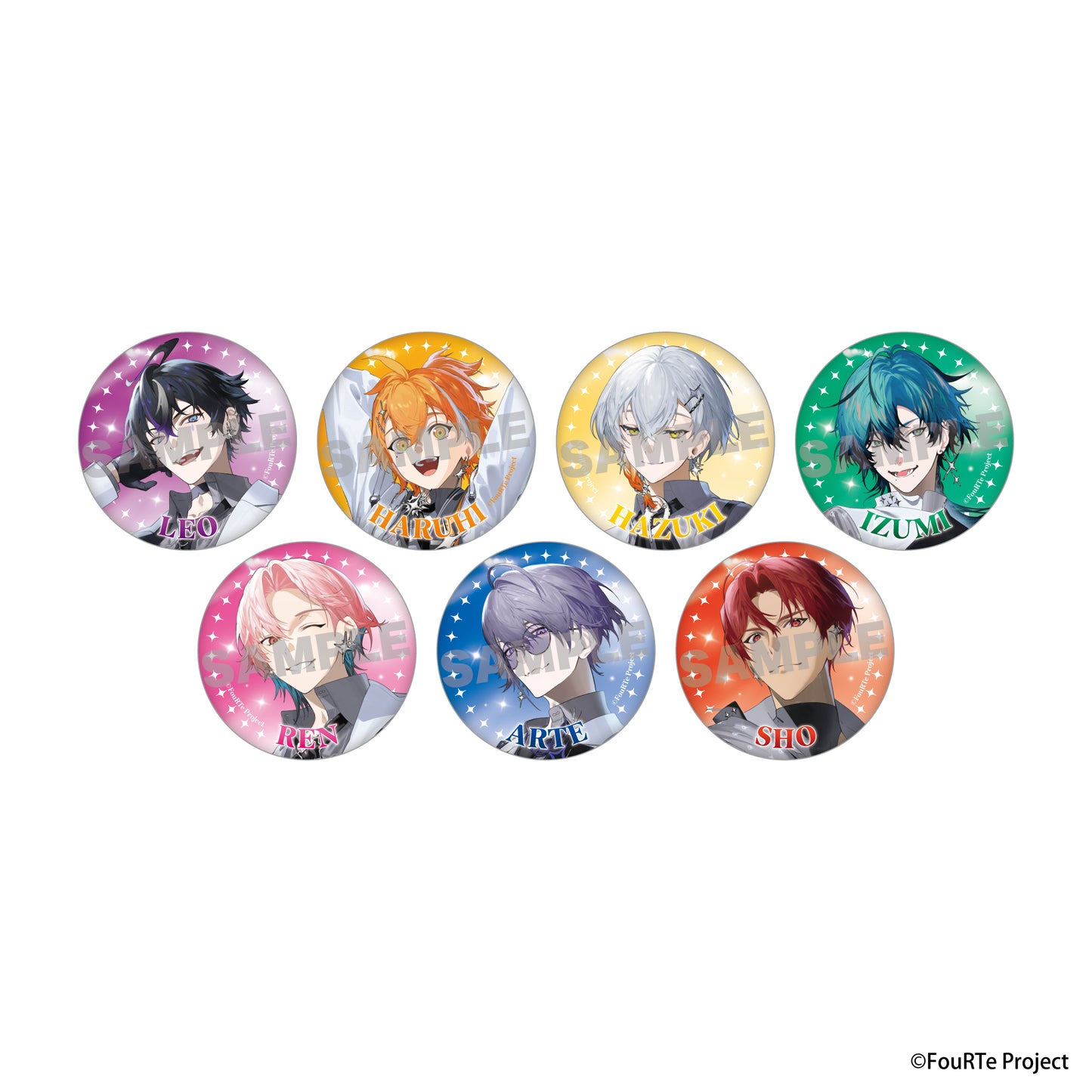 【受注生産】FouRTe Project  ALL IN ランダム缶バッジ/全7種