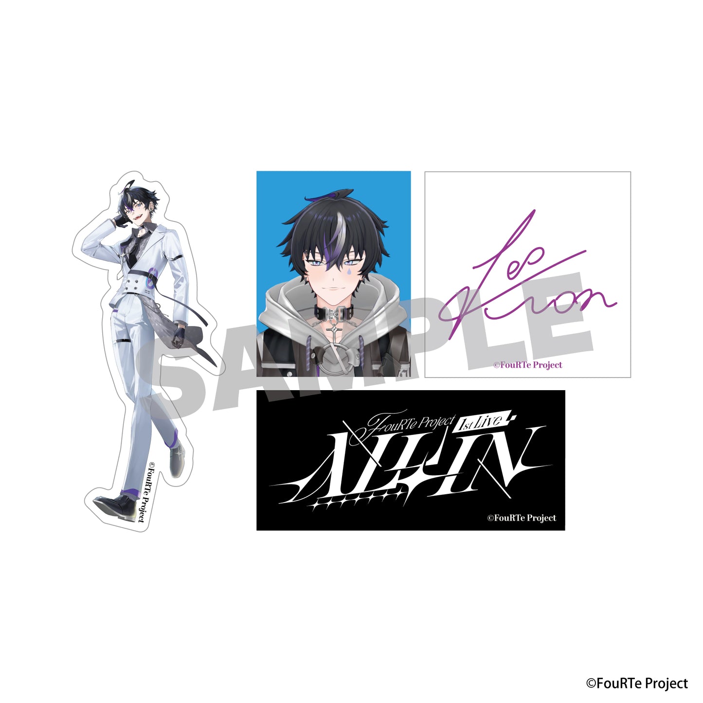 【受注生産】FouRTe Project  ALL IN ステッカー4枚セット