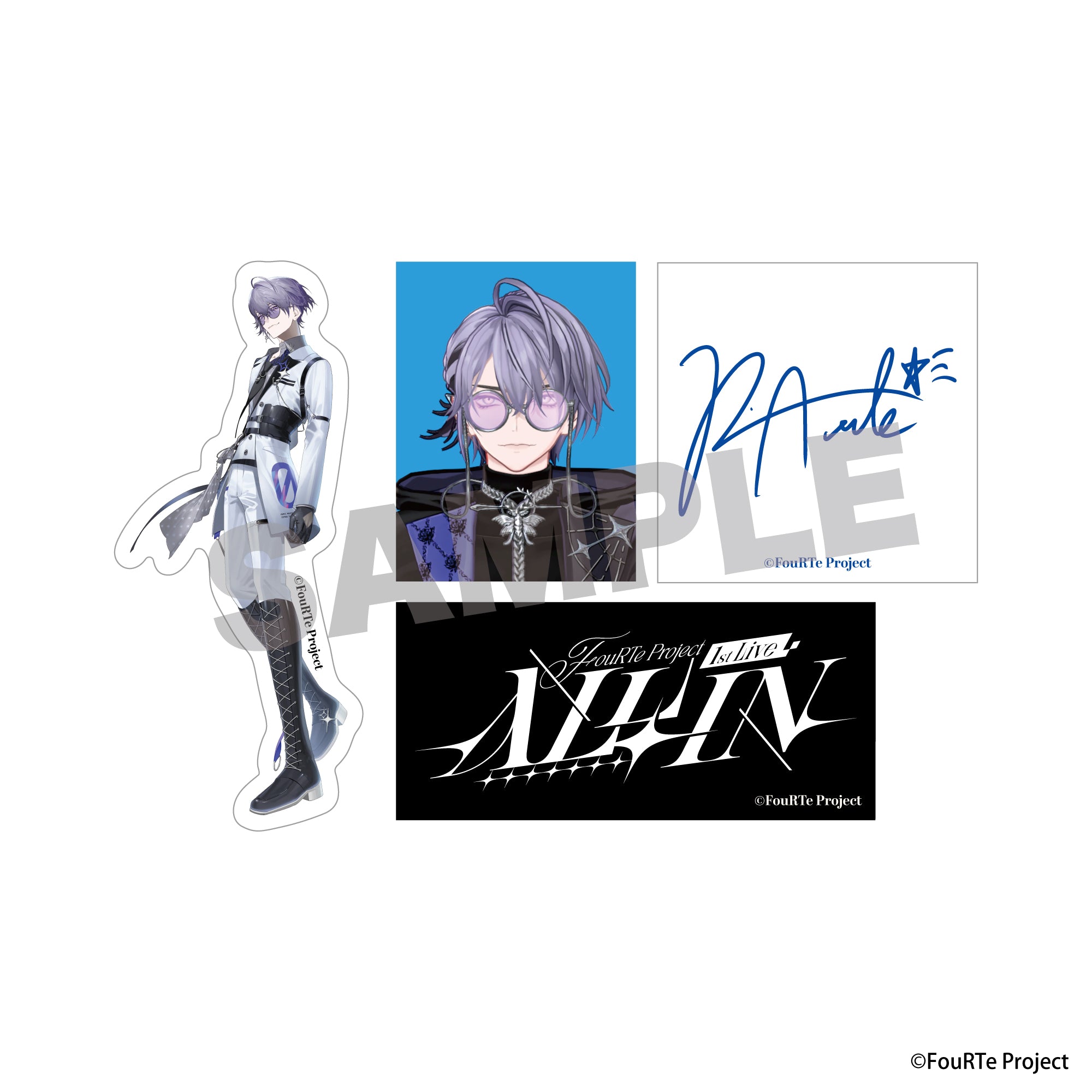 受注生産】FouRTe Project ALL IN ステッカー4枚セット – ClaN MARKET