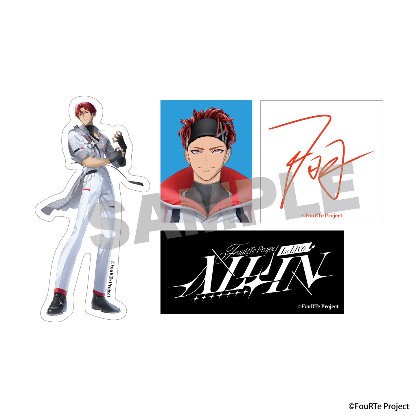 【受注生産】FouRTe Project  ALL IN ステッカー4枚セット