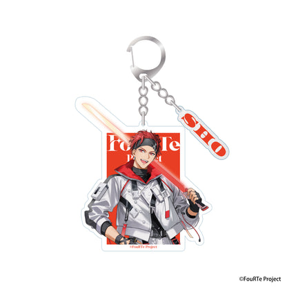 【受注生産】FouRTe Project 1st Online Live「The Beginning of Destiny」オフィシャルグッズ　アクリルキーホルダー