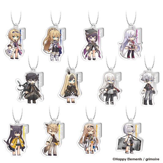 【受注生産】リバースブルー×リバースエンド 1周年記念 トレーディングアクリルキーホルダー（全12種）