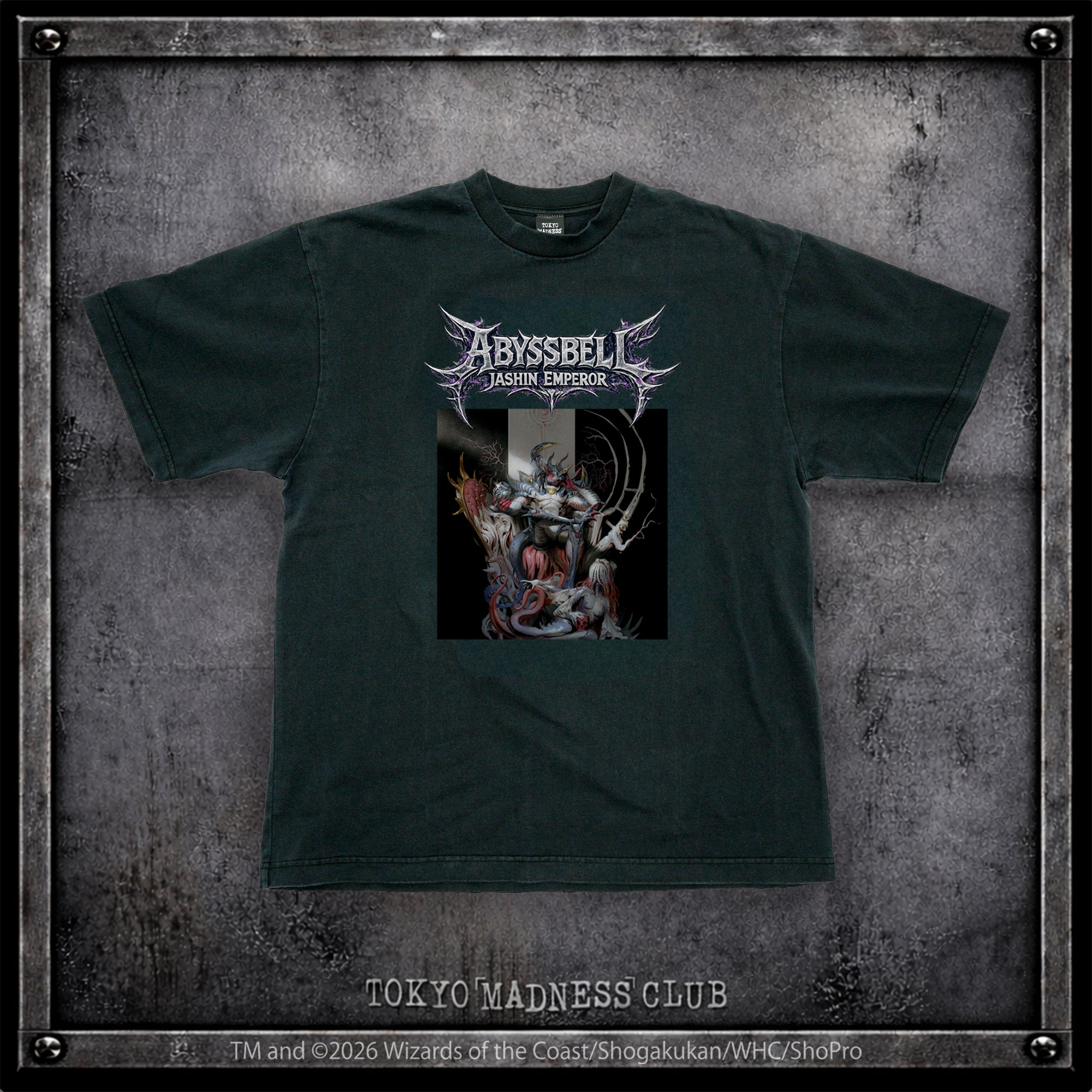 デュエル・マスターズ TOKYO MADNESS CLUB メタルTシャツ アビスベル