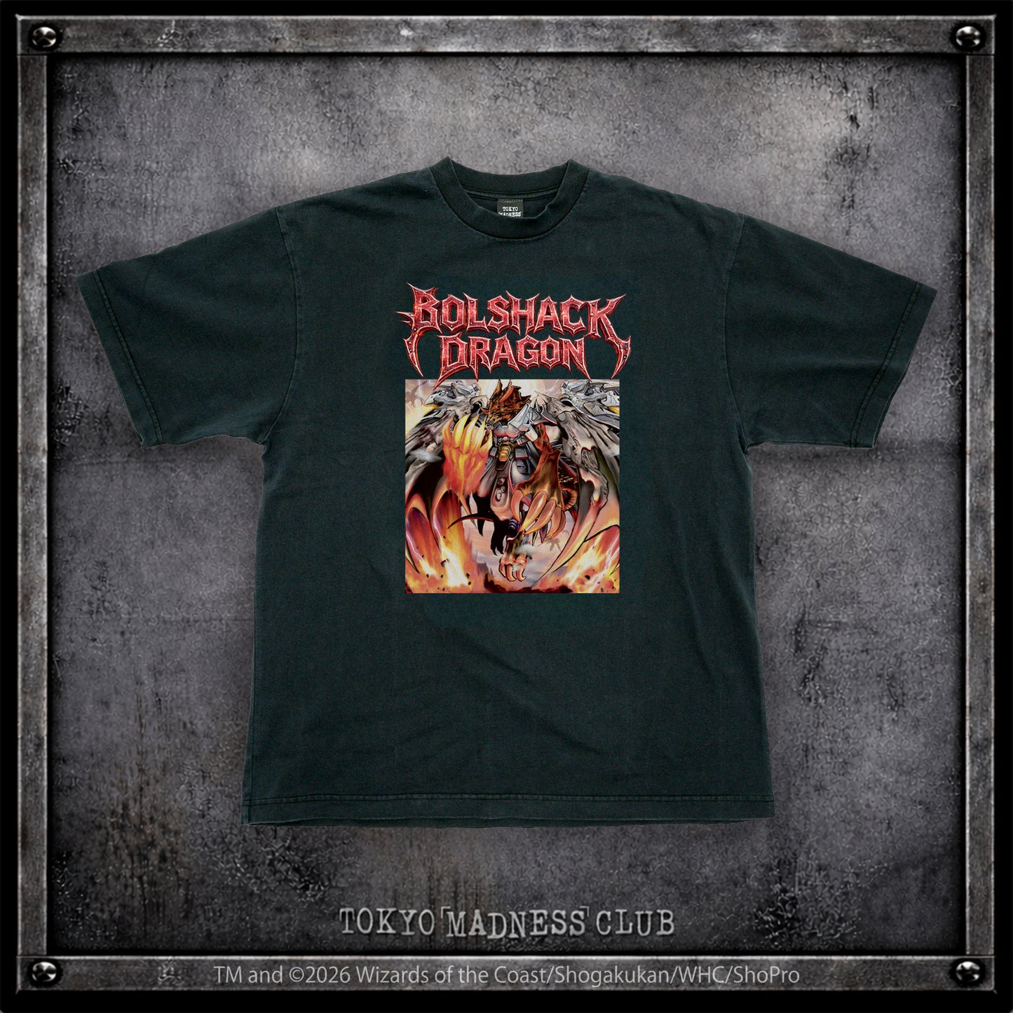 デュエル・マスターズ TOKYO MADNESS CLUB メタルTシャツ ボルシャック・ドラゴン