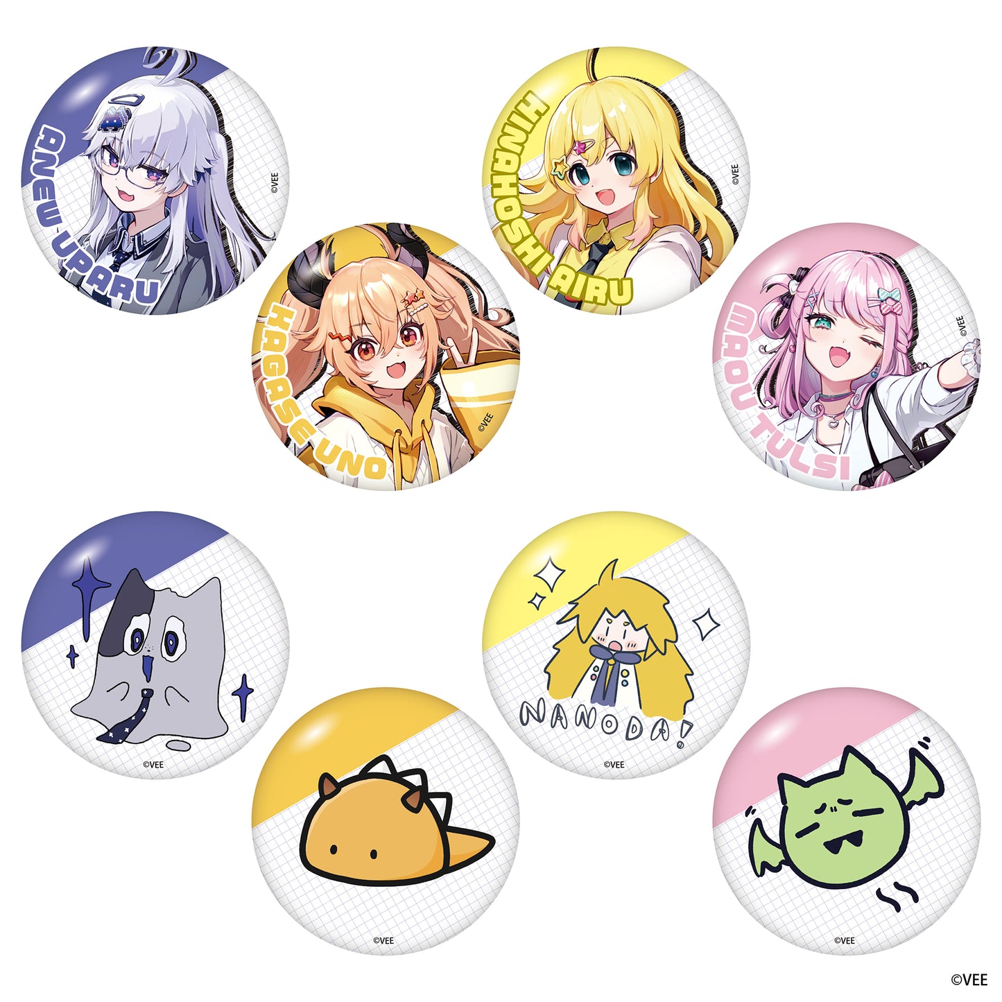 VEE シブツタ企画2025 トレーディング缶バッジ(全8種/ランダム)