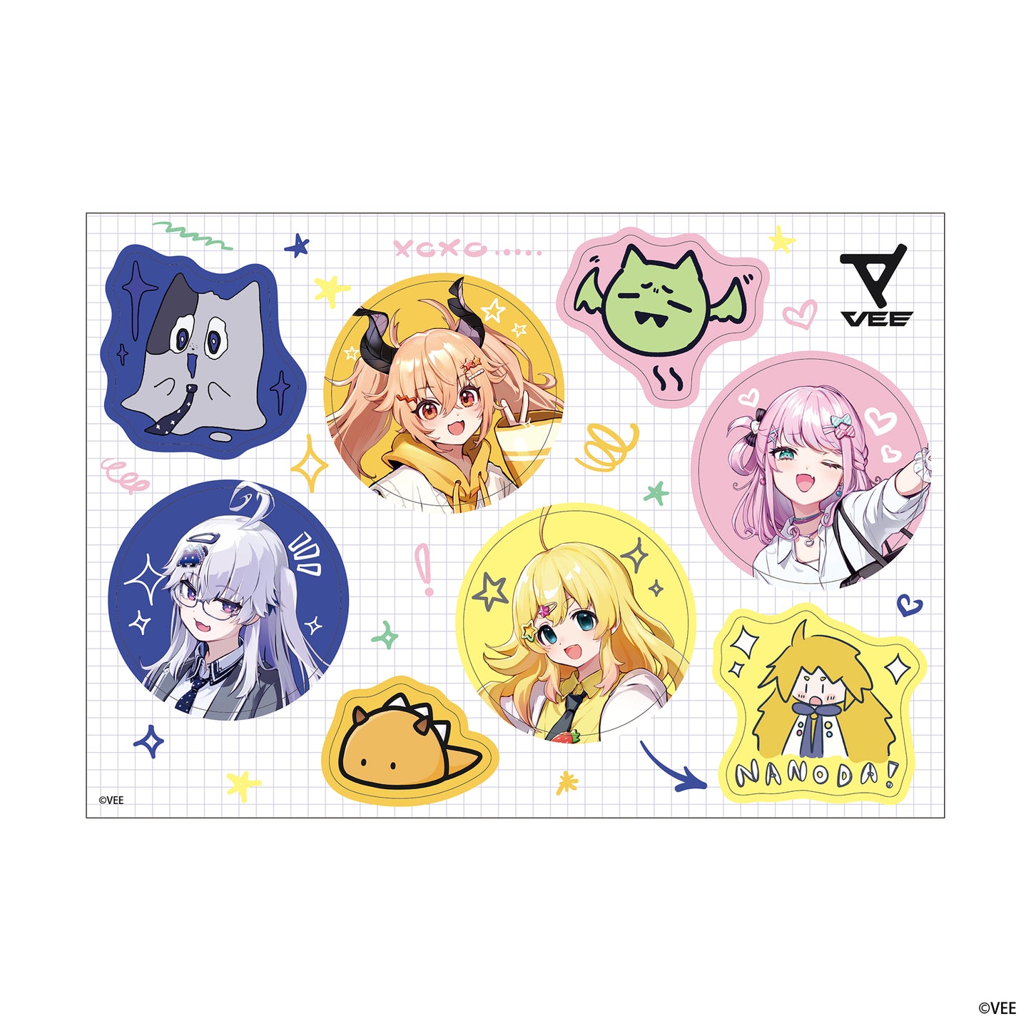 VEE シブツタ企画2025 ステッカーシート