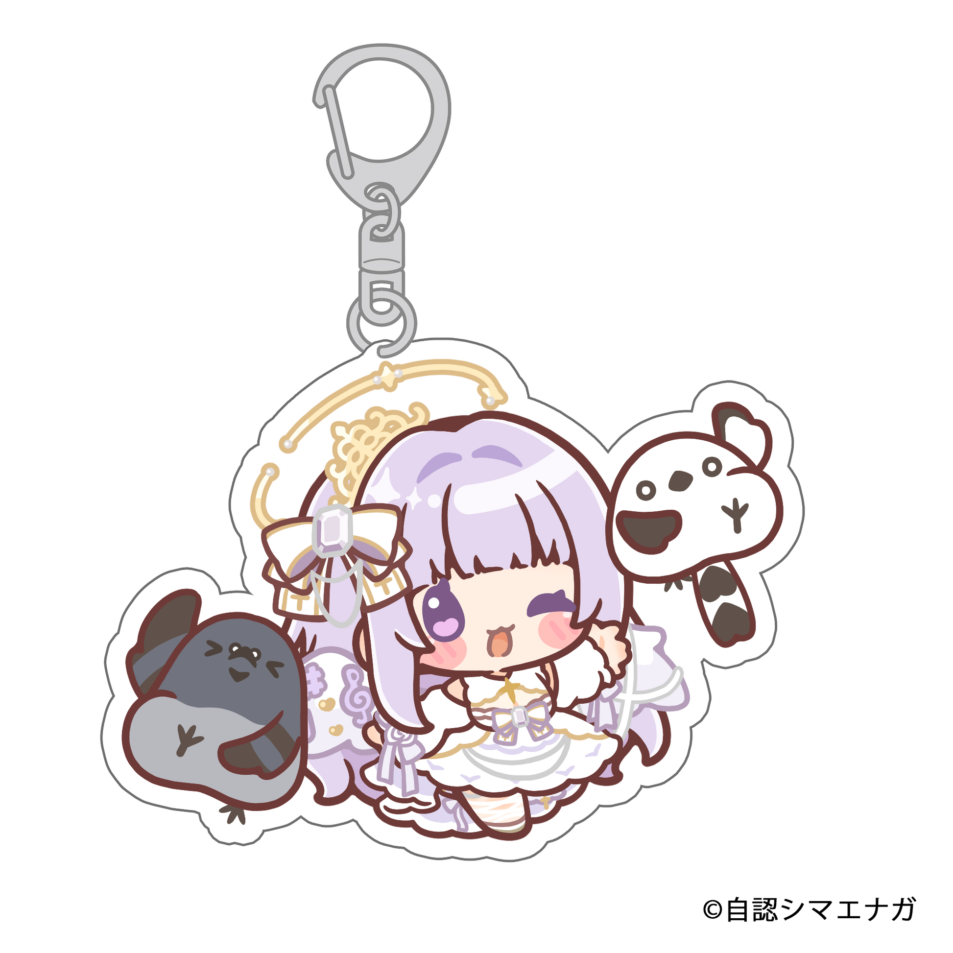 受注生産】自認シマエナガコラボアクリルキーホルダー – ClaN MARKET