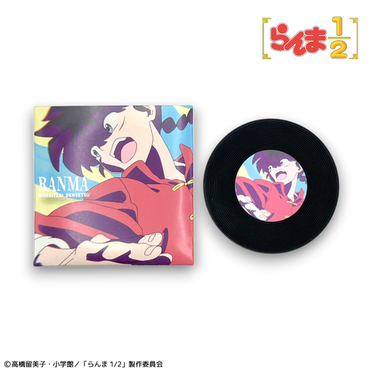 TVアニメ「らんま1/2」 TOKYO MADNESS CLUB レコード風ラバーコースター 早乙女乱馬