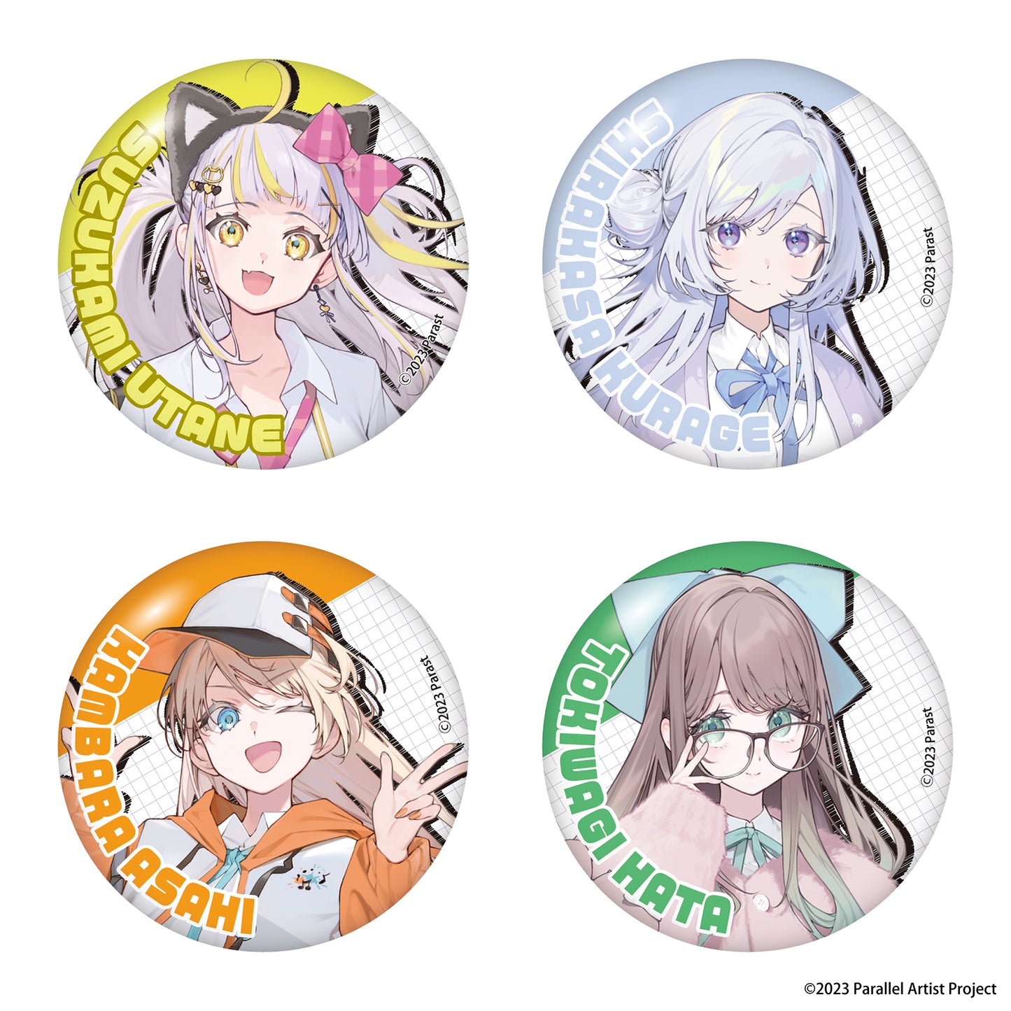 ぱらすと！ シブツタ企画2025 トレーディング缶バッジ(全8種/ランダム)