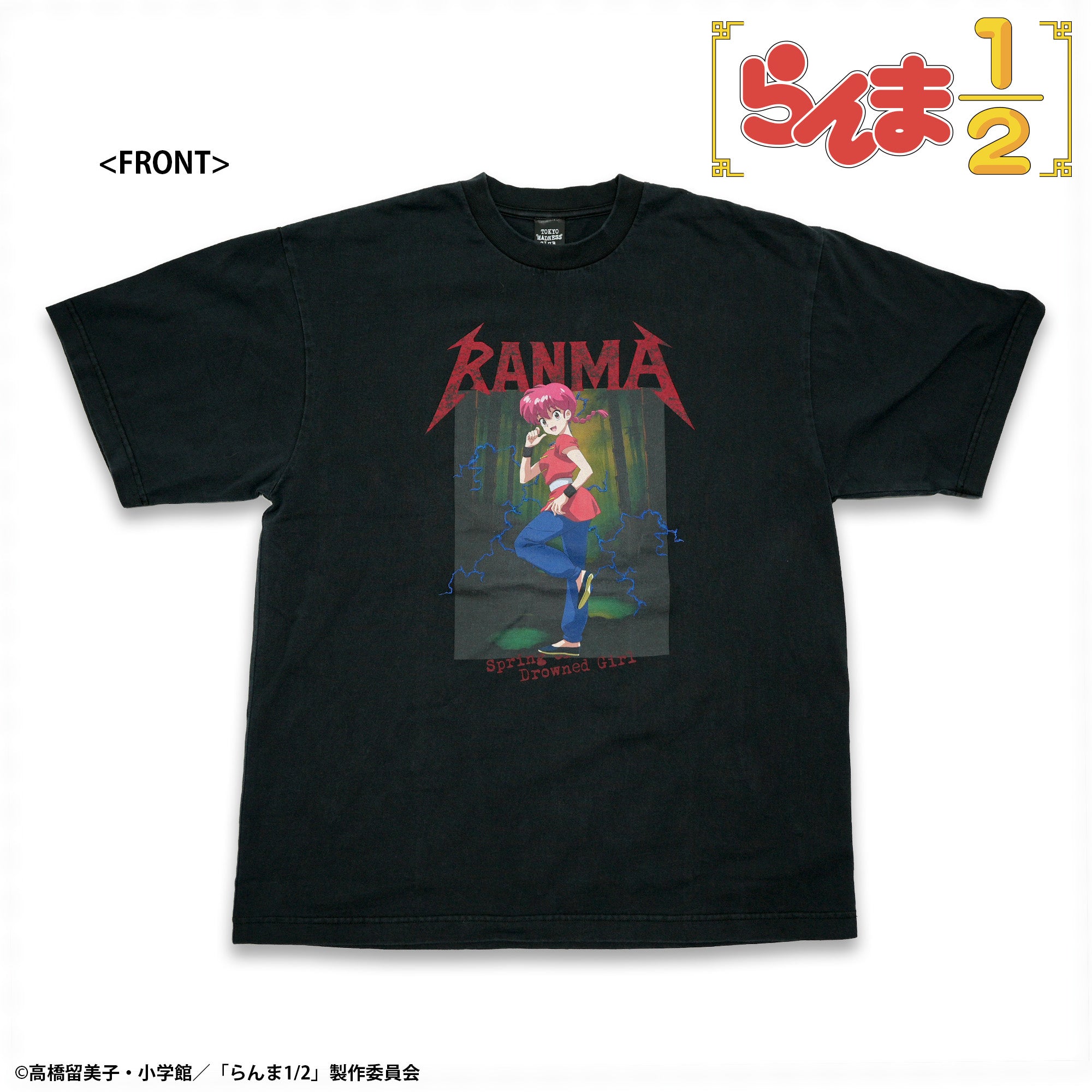 TVアニメ「らんま1/2」 TOKYO MADNESS CLUB メタルTシャツ らんま