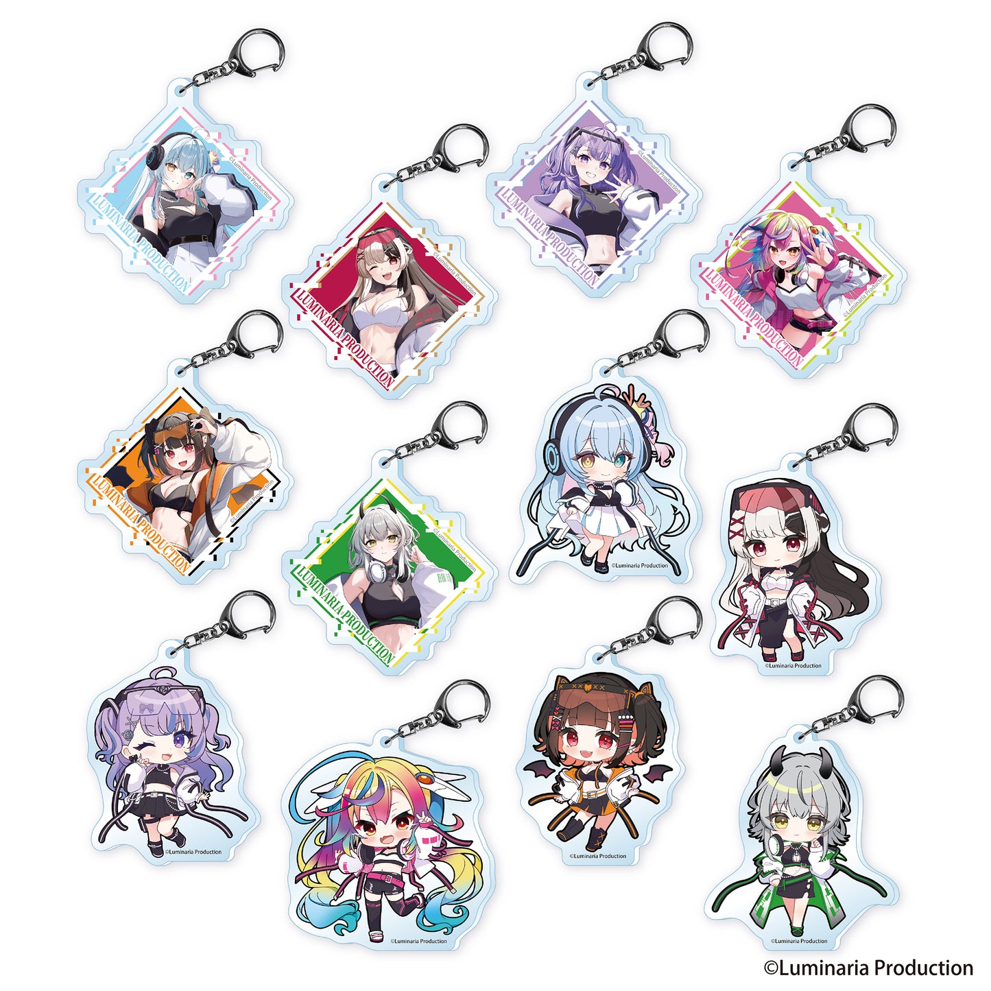 Luminaria Production トレーディングアクリルキーホルダー（ランダム12種）