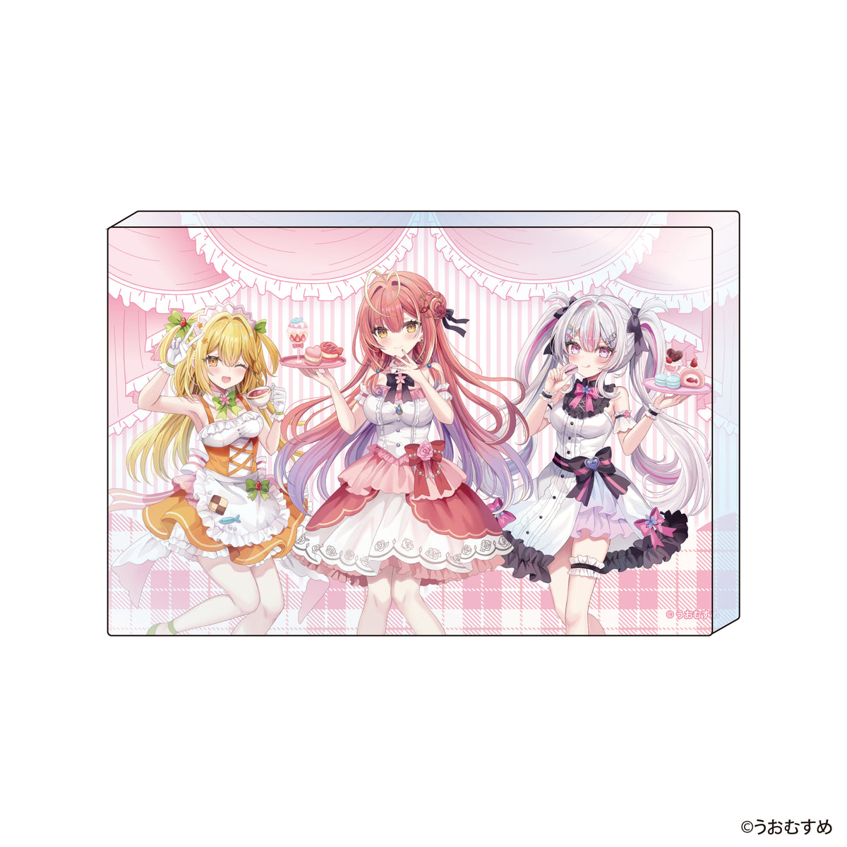 うおむすめ アクリルブロック　