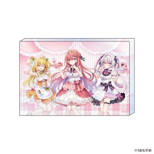 うおむすめ アクリルブロック　